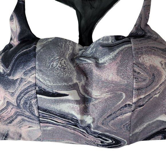 Victoria's Secret Wirefree Sports Bra Gray Pink Size 38DDD Medium Support NWT - Picture 2 of 10